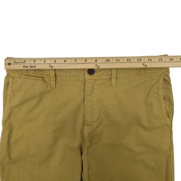 American Eagle Next Level Flex Pants Mens 30 x 32 Slim Fit Tan Khaki Chino - Picture 3 of 11